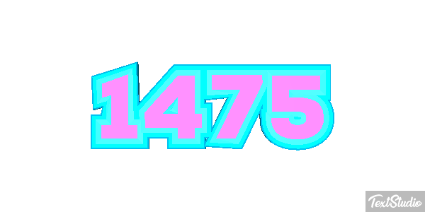 1475 Text effect