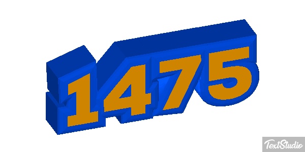 1475 Text effect