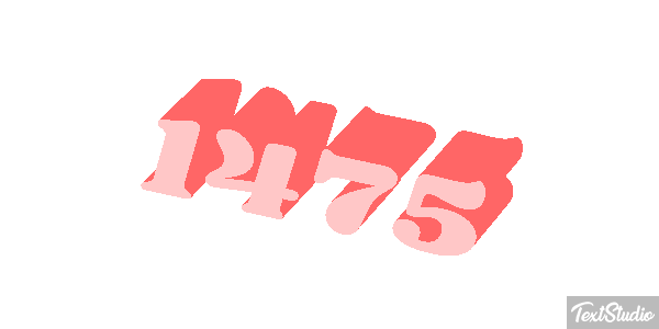 1475 Text effect