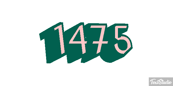 1475 Text effect