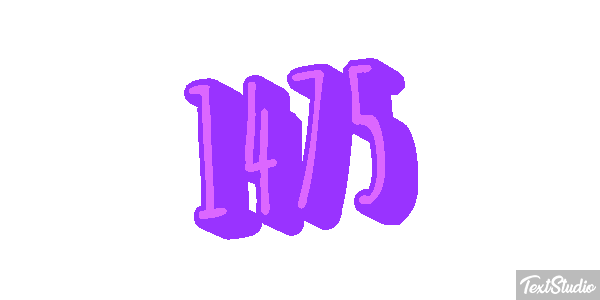 1475 Text effect