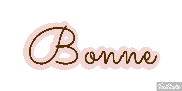Bonne Effet de texte
