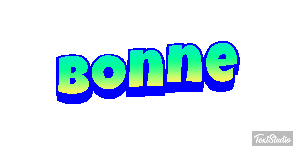 Bonne Effet de texte