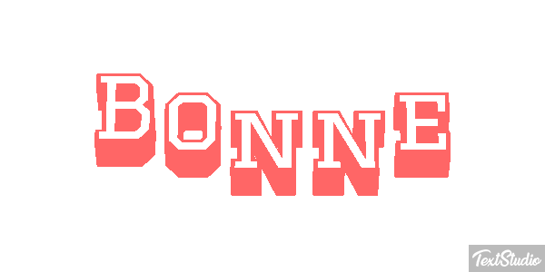 Bonne Effet de texte