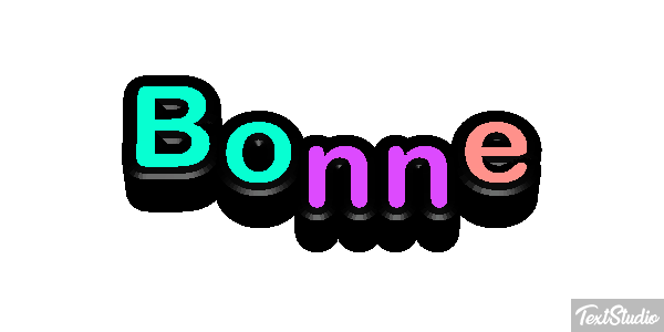 Bonne Effet de texte