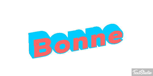 Bonne Effet de texte