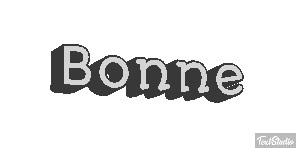Bonne Effet de texte