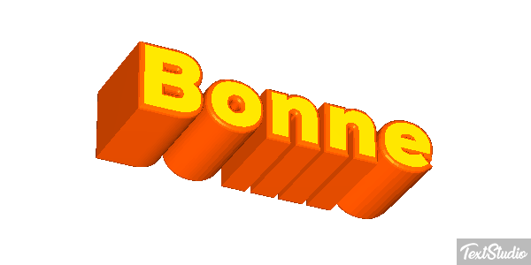 Bonne Effet de texte