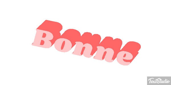Bonne Effet de texte