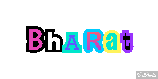 Bharat Effet de texte