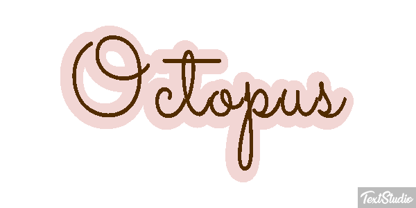 Octopus Text effect