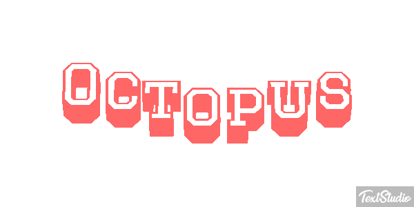 Octopus Text effect