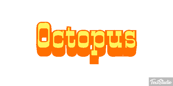 Octopus Text effect
