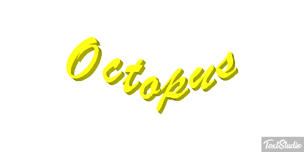 Octopus Text effect