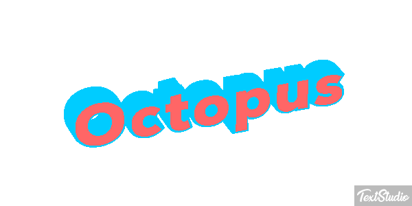 Octopus Text effect