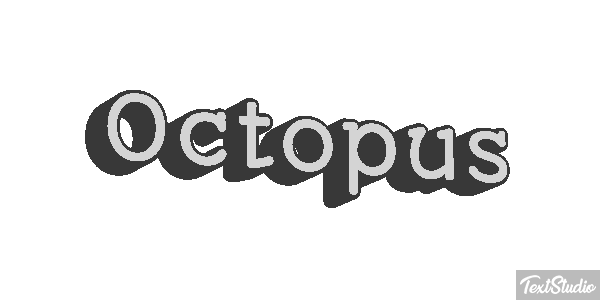 Octopus Text effect