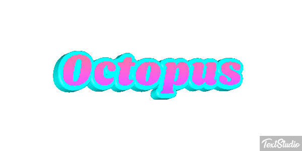 Octopus Text effect
