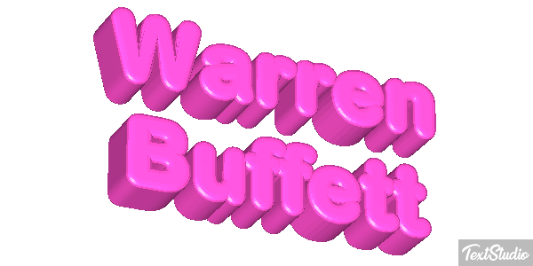 Warren Buffett Effetto testo
