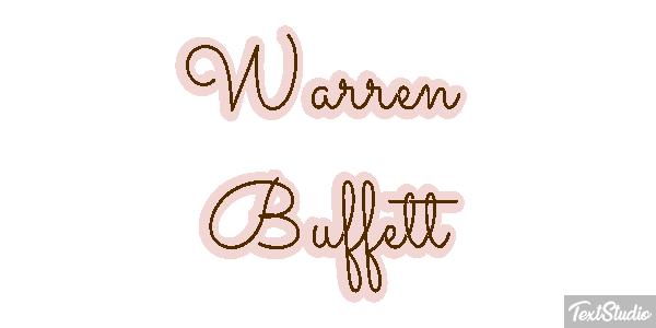 Warren Buffett Effetto testo