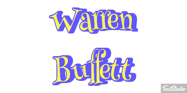 Warren Buffett Effetto testo