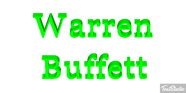 Warren Buffett Effetto testo