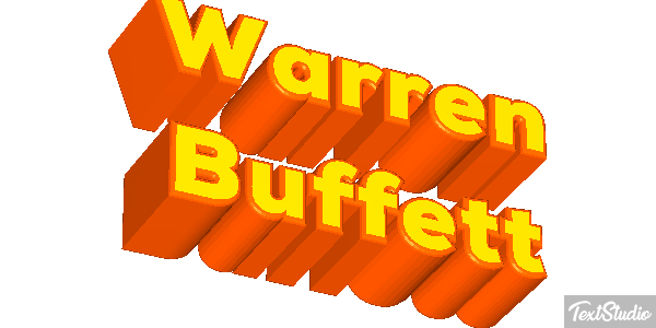 Warren Buffett Effetto testo
