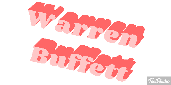 Warren Buffett Effetto testo