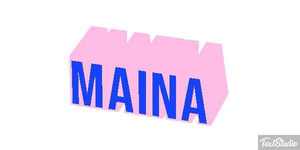Maina Effet de texte