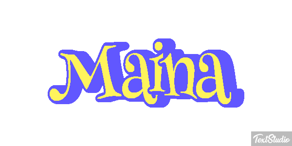 Maina Effet de texte
