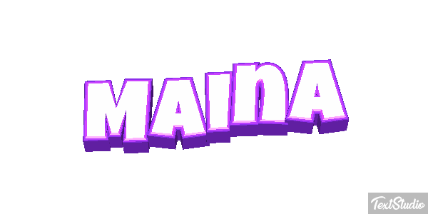 Maina Effet de texte