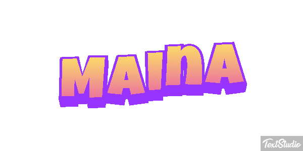 Maina Effet de texte