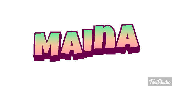 Maina Effet de texte