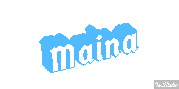 Maina Effet de texte