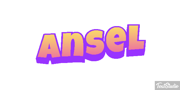Ansel Efecto de texto