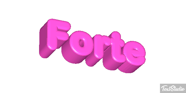 Forte Texteffekt