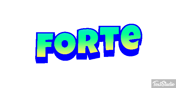 Forte Texteffekt