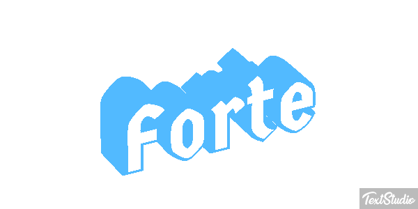 Forte Texteffekt