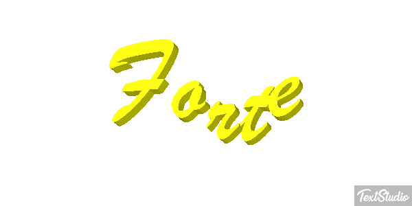Forte Texteffekt