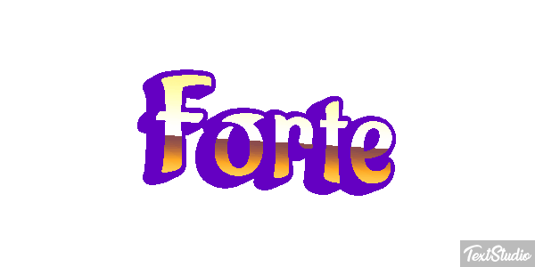 Forte Texteffekt