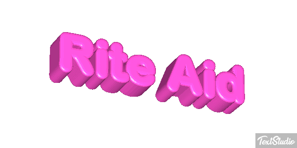 Rite Aid Text effect
