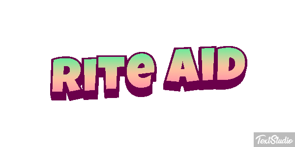 Rite Aid Text effect