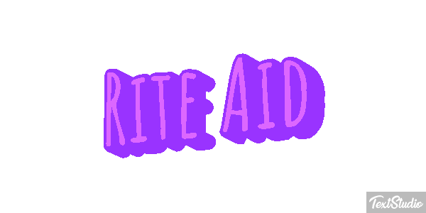 Rite Aid Text effect