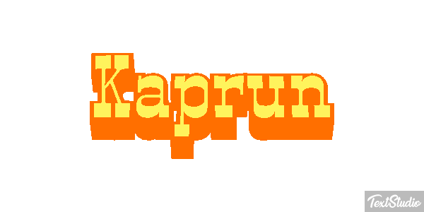 Kaprun Efekt tekstowy