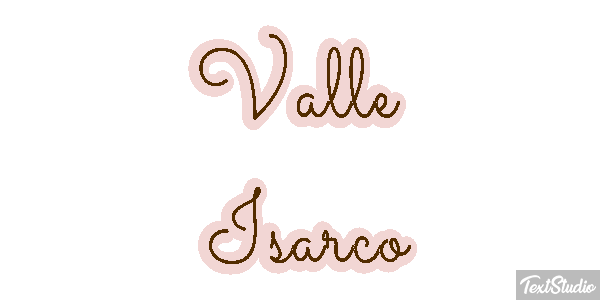 Valle Isarco Tekst effect