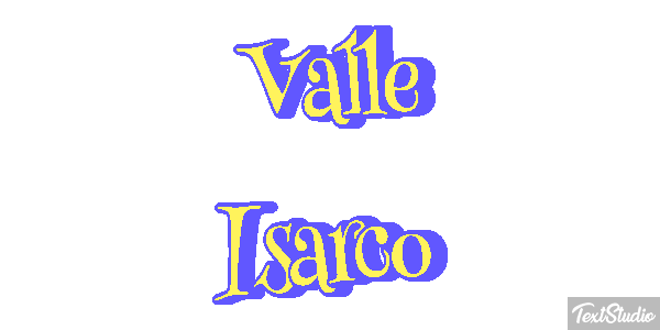 Valle Isarco Tekst effect