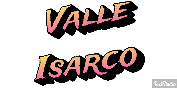 Valle Isarco Tekst effect