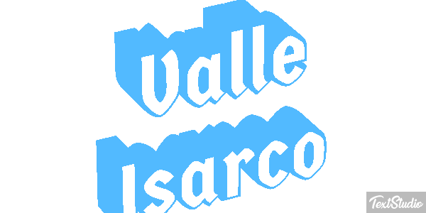 Valle Isarco Tekst effect