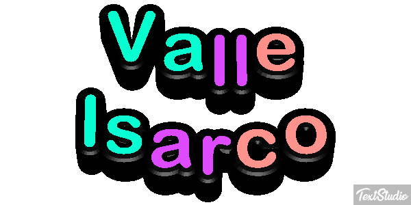 Valle Isarco Tekst effect