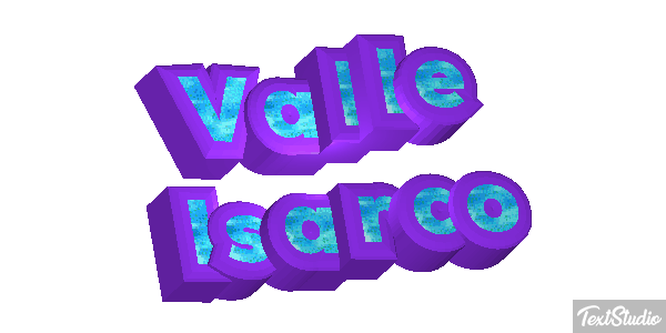 Valle Isarco Tekst effect