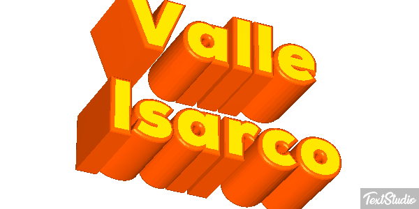 Valle Isarco Tekst effect